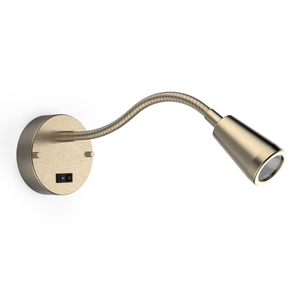 Hilton Garden Inn By Hilton Collection Hotel Guestroom King and Double Queen Room LED Wall Reading Lamp HL-518202-CHEMETAL-T20