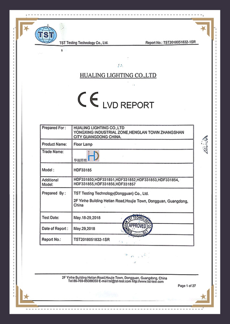 ETL Intertek certified hotel lighting manufacturer - North America hospitality fixtures approval