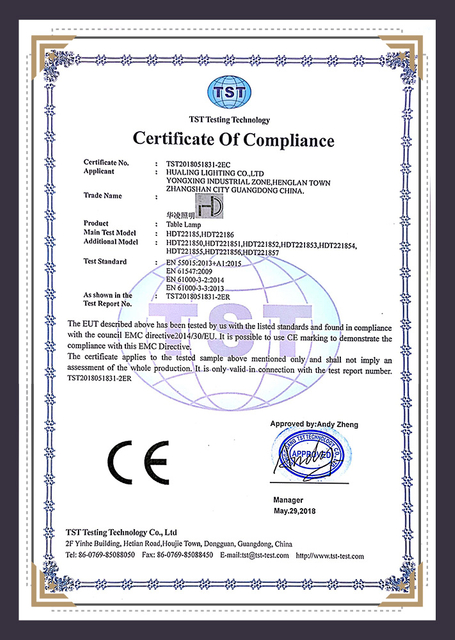 CE LVD certified wall sconce - hospitality decorative lighting fixtures TST approved China